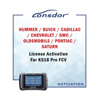 Активация Lonsdor GM License Activation For K518 Pro FCV